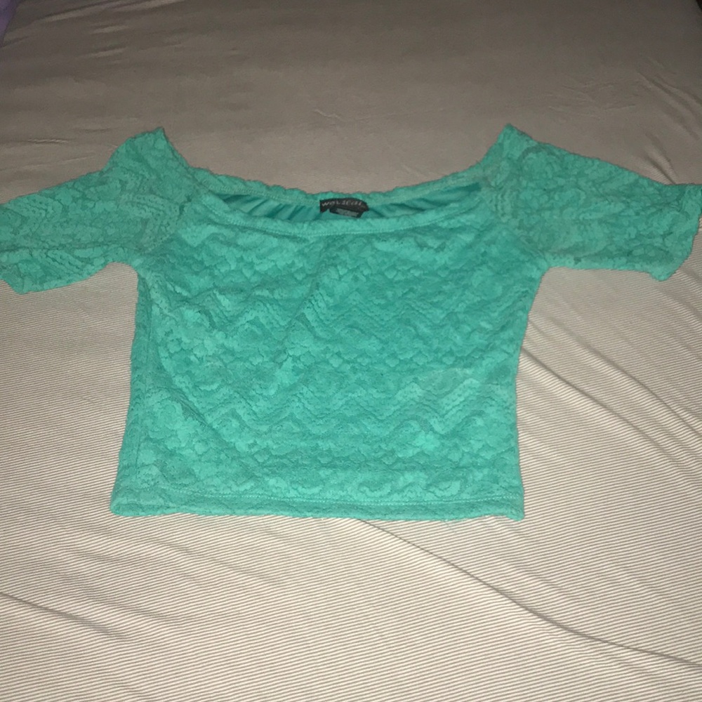 Lace crop top